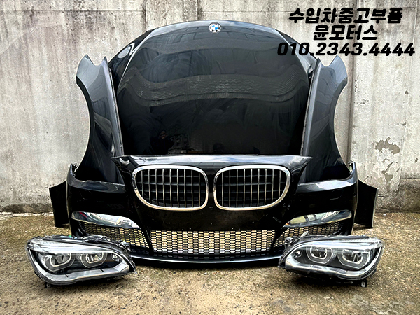 BMW 7시리즈 F01 M팩 전기형 사제 앞범퍼 어셈블리 휀더 본넷 라이트