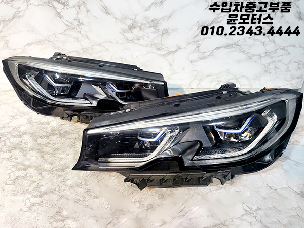 BMW 3시리즈 G20 레이저 헤드라이트 헤드램프 LE16A6386