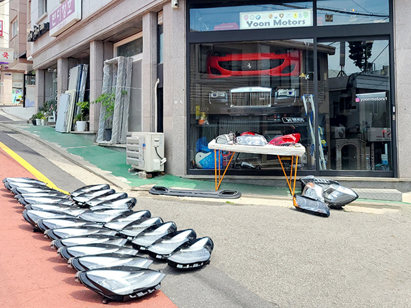 테슬라 모델3 라이트 헤드램프 전조등