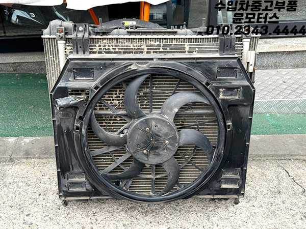 랜드로버 레인지로버스포츠 라지에이터 콘덴셔 휀 세트