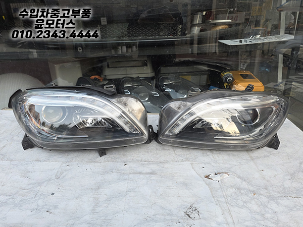 벤츠 ML 166 양라이트 헤드램프 세트 A1668207259 A1668207359
