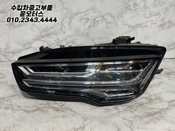 아우디 A7 4G8 후기 운전석 헤드램프